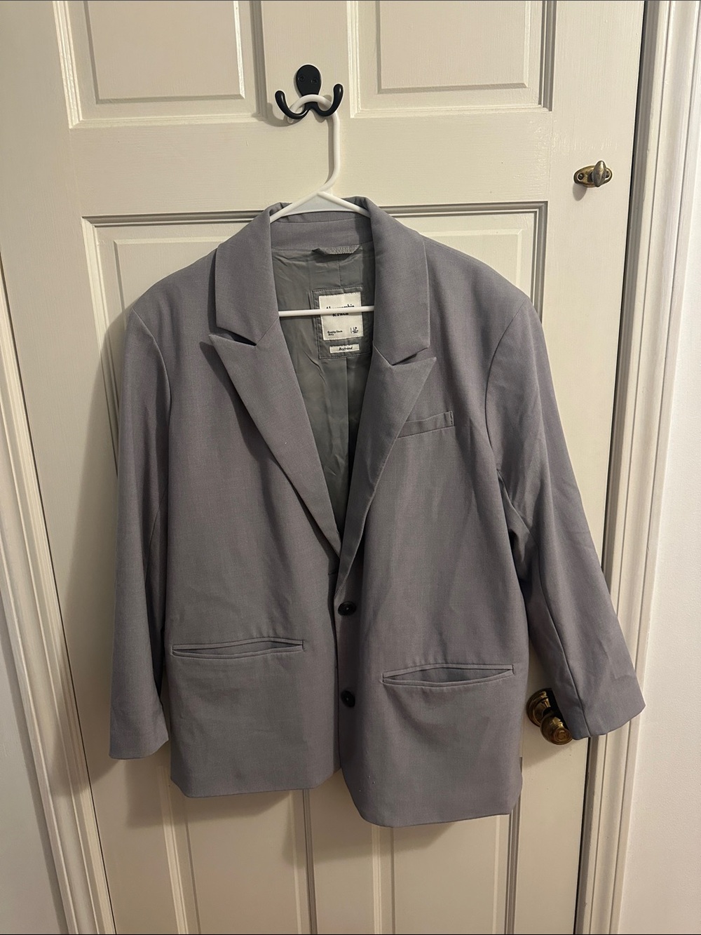 Abercrombie & Fitch Light Gray Blazer